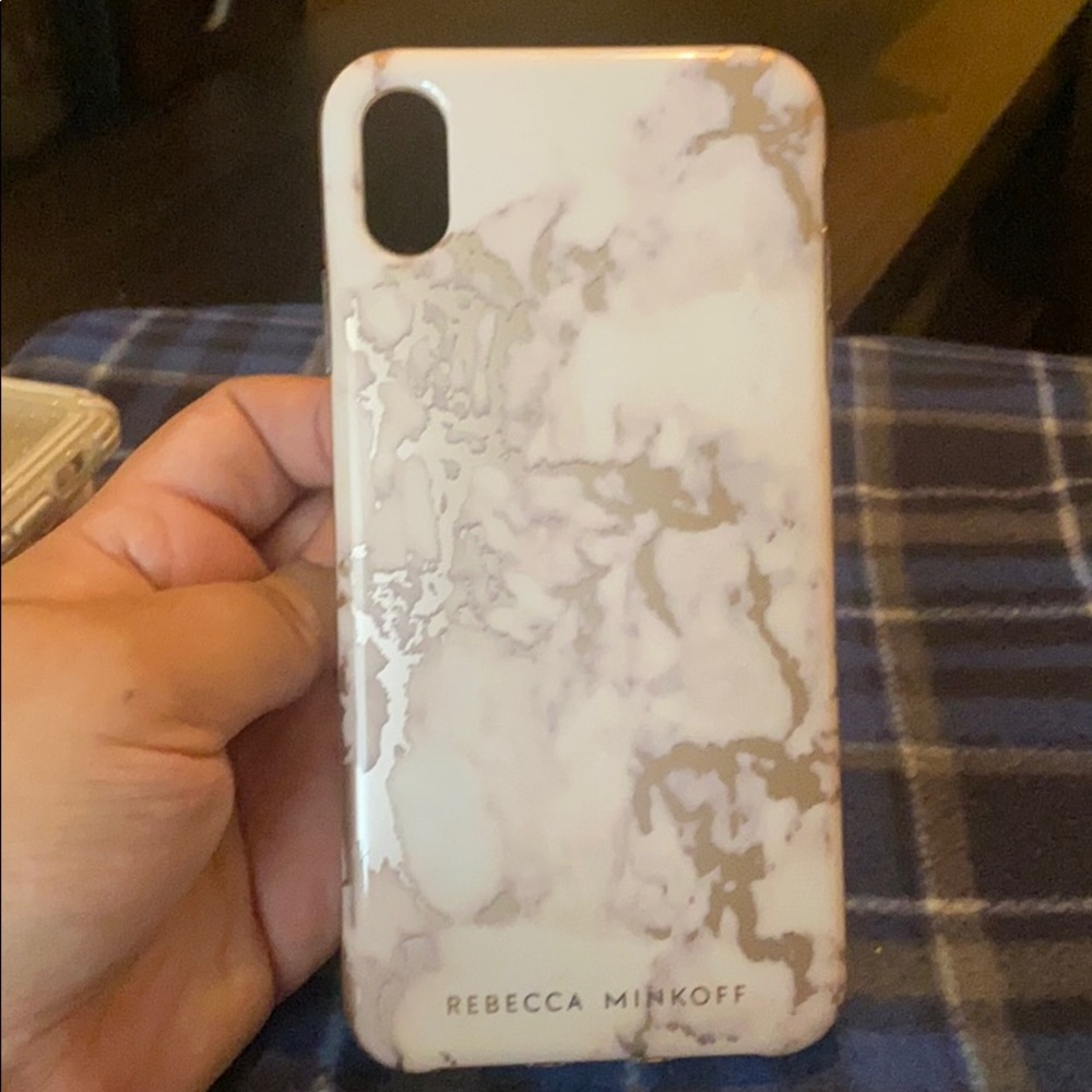 Rebecca minkoff iPhone XS Max pink marble